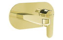 VitrA Root Round Integrated Basin Mixer - Soft Gold