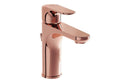 VitrA Root Round Basin Mixer with Waste Lever - Soft Copper