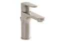 VitrA Root Round Basin Mixer with Waste Lever - Brushed Nickel