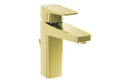 VitrA Root Square Basin Mixer with Waste Lever - Soft Gold