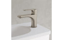 VitrA Root Round Compact Basin Mixer - Brushed Nickel