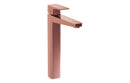 VitrA Root Square Tall Basin Mixer - Soft Copper
