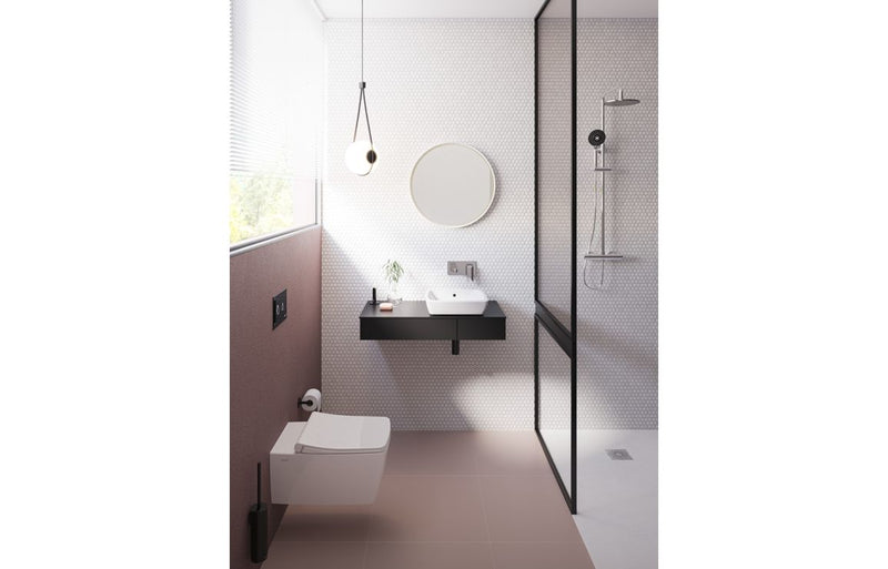 VitrA Root Square Wall Mounted Basin Mixer - Chrome