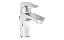VitrA Root Round Compact Basin Mixer with Waste Lever - Chrome
