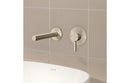 VitrA Origin Wall Mounted 2-Hole Basin Mixer - Brushed Nickel