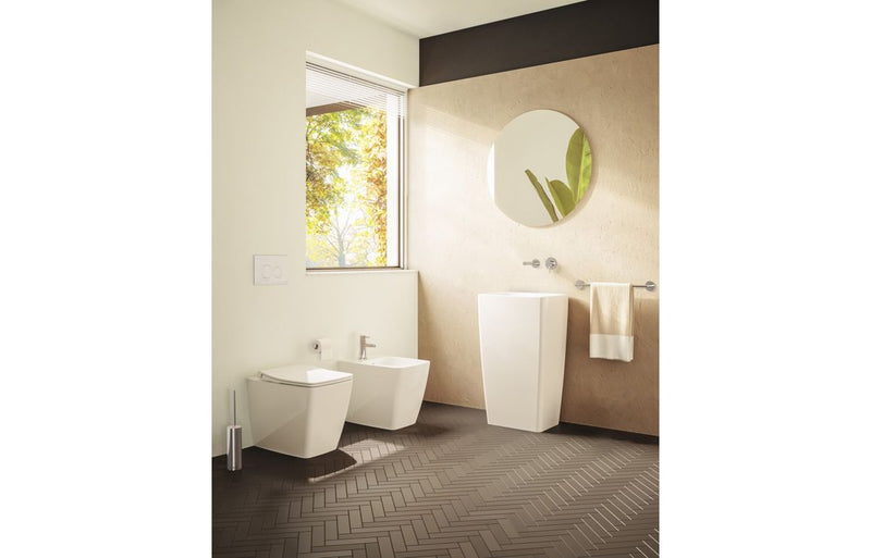 VitrA Origin Wall Mounted 2-Hole Basin Mixer - Chrome
