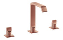 VitrA Suit 3-Hole Basin Mixer - Soft Copper