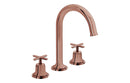 VitrA Origin Classic 3-Hole Basin Mixer - Soft Copper