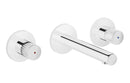 VitrA Origin Wall Mounted 3-Hole Basin Mixer - Chrome