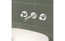 VitrA Origin Wall Mounted 3-Hole Basin Mixer - Chrome
