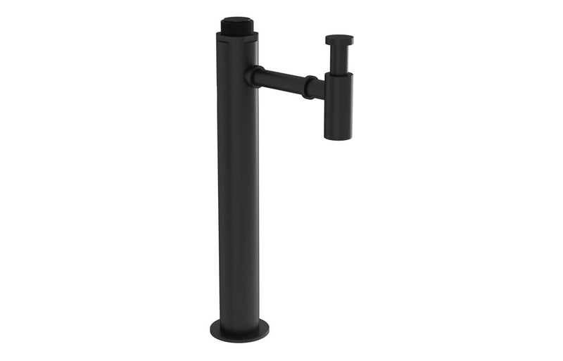 VitrA Floor Standing Bottle Trap (Short) - Matt Black
