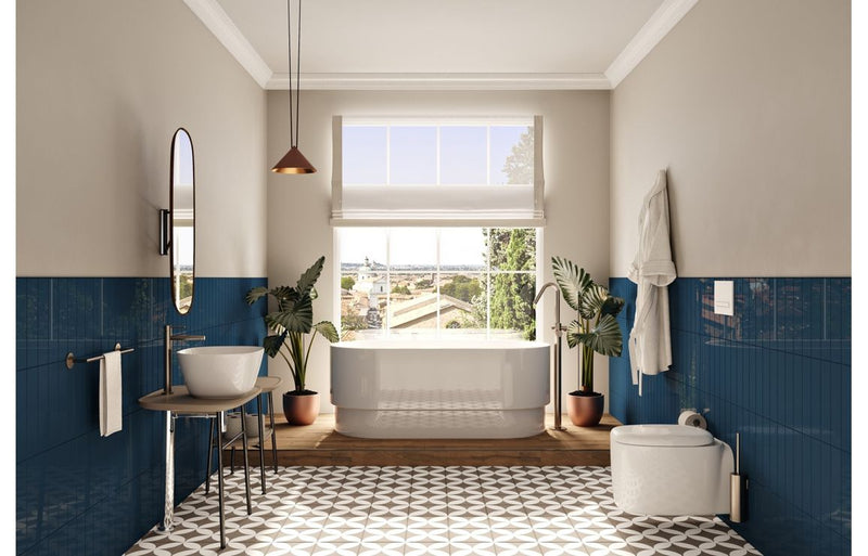 VitrA Floor Standing Bottle Trap - Chrome