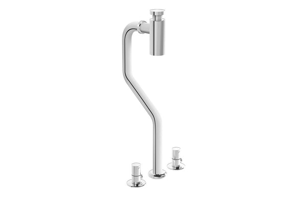 VitrA Bottle Trap for Plural Monoblock Basins - Chrome