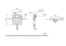 VitrA V-Fix Prime Back to Wall 8cm 2.5/4L Concealed Cistern